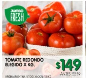 Jumbo Tomate redondo kg oferta