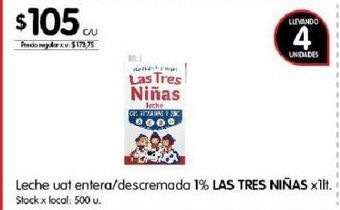 Disco Leche las tres niñas 1lt oferta