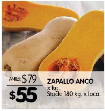 Disco Zapallo anco kg oferta