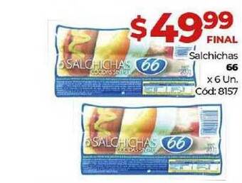 Diarco Salchichas 66 x 6un oferta