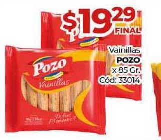 Diarco Vainillas Pozo x 85gr oferta