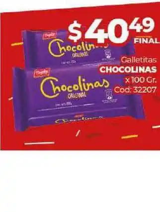 Diarco Galletitas Chocolinas x 100gr oferta