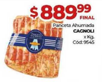 Diarco Cagnoli Panceta Ahumada oferta