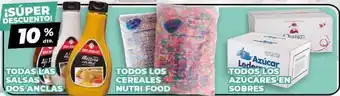 Diarco Todos Las Salsas Dos Anclas , Todos Los Cereales Nutri Food , Todos Los Azucares En Sobres oferta
