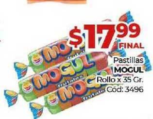 Diarco Mogul Pastillas Rollo x 35gr oferta