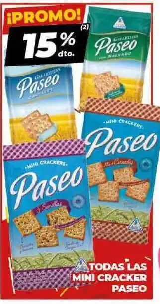 Diarco Todas Las Mini Cracker Paseo oferta