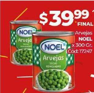 Diarco Noel Arvejas x 300gr oferta
