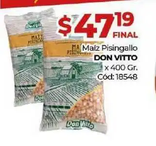 Diarco Don Vitto Malz Pisingallo x 400gr oferta