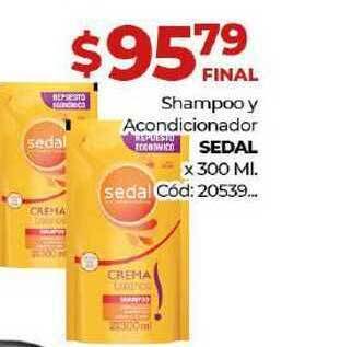 Diarco Sedal Shampoo Y Acondicionador x 300ml oferta