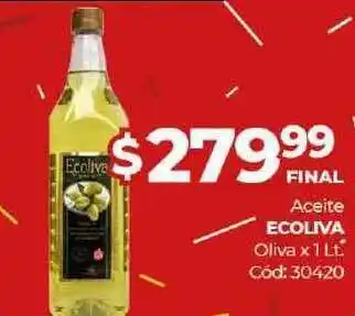 Diarco Ecoliva Aceite Oliva x 1lt oferta