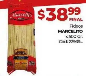Diarco Fideos Marcelito x 500gr oferta