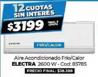 Diarco Electra Aire Acondicionado Frio-Calor 2600w oferta