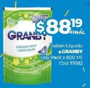 Diarco Granby Jabon Liquido Doy Pack oferta