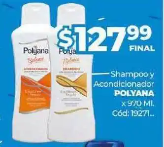 Diarco Polyana Shampoo Y Acondicionador x 970ml oferta