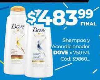 Diarco Dove Shampoo Y Acondicionador x 750ml oferta