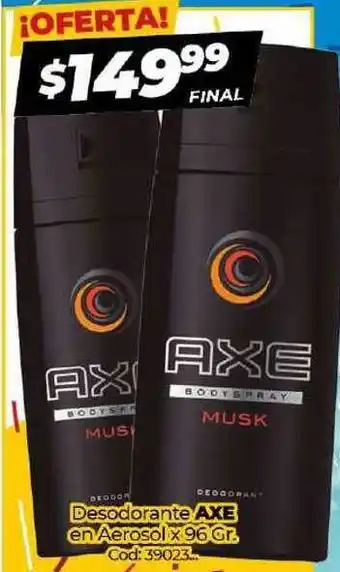 Diarco Axe Desodorante EnAerosol oferta