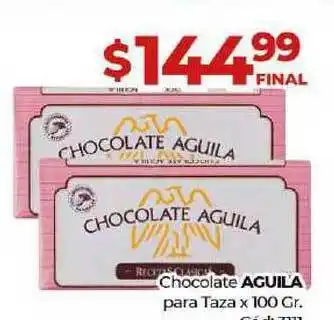 Diarco Aguila Chocolate Para Taza x 100gr oferta