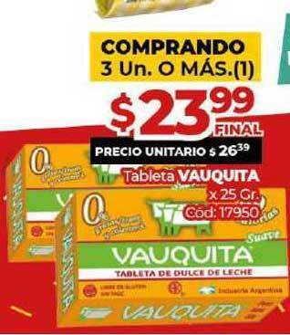Diarco Vauquita Tableta x 25gr oferta