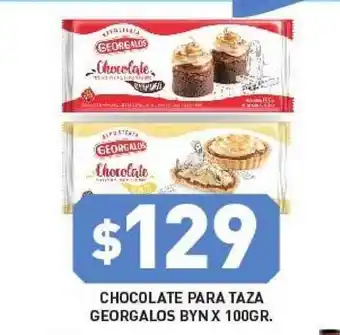 Supermercados Zeta Chocolate Para Taza Georgalos Byn X 100gr. oferta