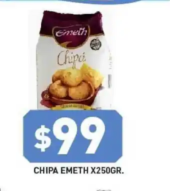 Supermercados Zeta Chipa Emeth X 250gr. oferta
