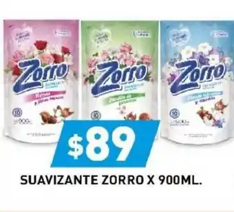 Suavizante Zorro X 900ML.