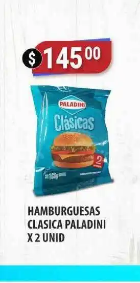 Supermercados Mayor Hamburguesas Clasica Paladini X2 Unid. oferta