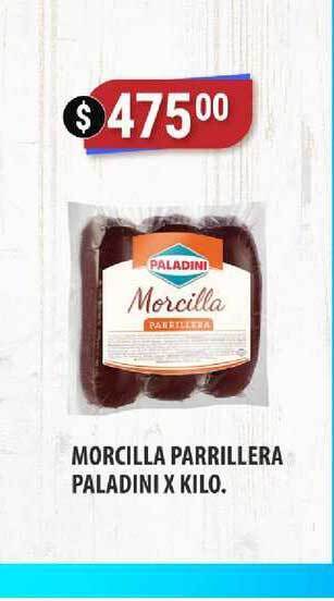 Supermercados Mayor Morcilla Parrillera Paladini X Kilo. oferta
