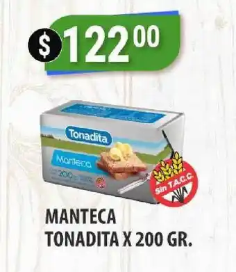 Supermercados Mayor Manteca Tonadita X 200gr oferta