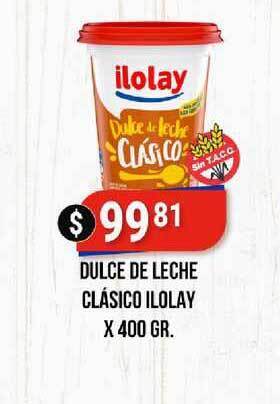 Dulce De Leche Clasico Ilolay x 400gr