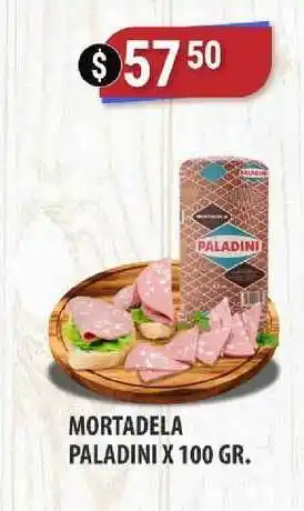 Supermercados Mayor Mortadela Paladini x100gr. oferta