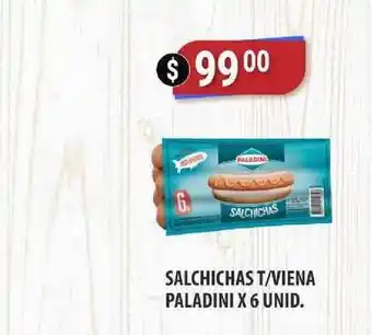 Supermercados Mayor Salchichas T-Viena Paladini X6 UNID. oferta