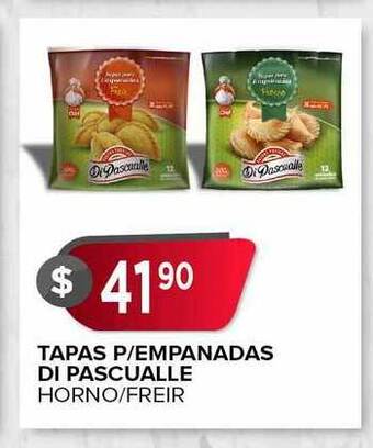 Supermercados Mayor Tapas P-Empanadas Di Pascualle Horno-Freir oferta