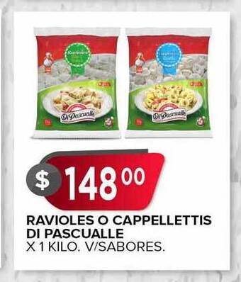 Supermercados Mayor Ravioles O Cappellettis Di Pascualle oferta