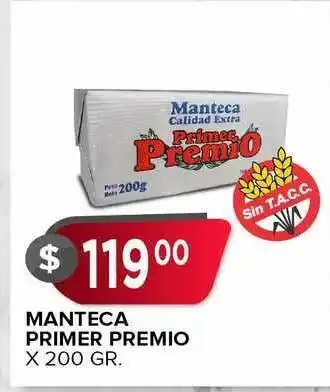Supermercados Mayor Manteca Primer Premio x 900gr oferta