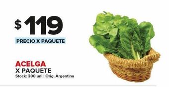 Carrefour Maxi Acelga x paquete oferta