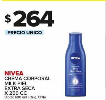 Carrefour Maxi Crema corporal nivea x 250 cc oferta
