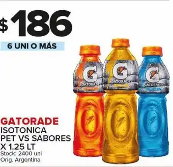 Carrefour Maxi Isotica gatorade x 1.25 l oferta