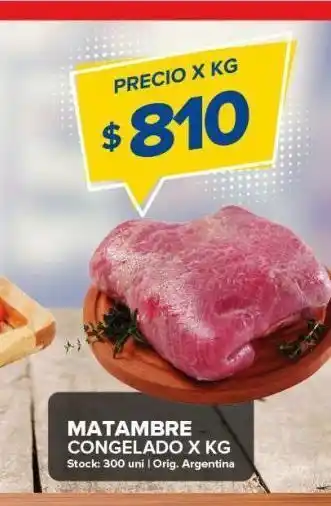 Carrefour Maxi Matambre congelado x kg oferta