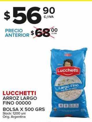 Carrefour Maxi Arroz largo lucchetti x 500 grs oferta