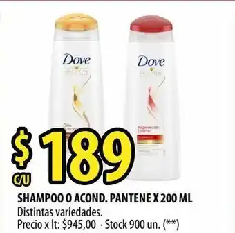 Punto Mayorista Shampoo pantene x 200 ml oferta
