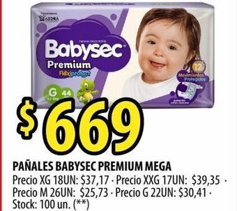 Punto Mayorista Pañales babysec premium mega oferta