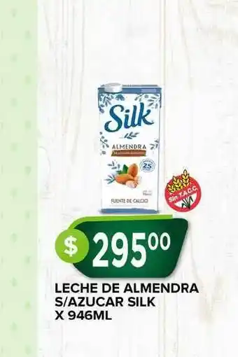 Supermercados Mayor Leche De Almendra S-Azucar Silk x 946ml oferta