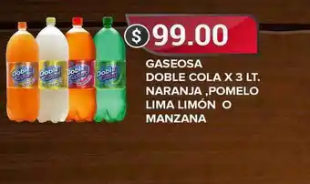 Supermercados Mayor Gaseosa Doble Cola X 3 LT. Naranja, Pomelo Lima Limon O Manzana oferta