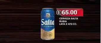 Supermercados Mayor Cerveza Salta Rubia Lata x 473cc oferta