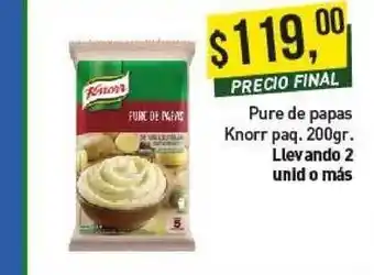 Supermercados Damesco Pure De Papas Knorr Paq. 200gr. oferta