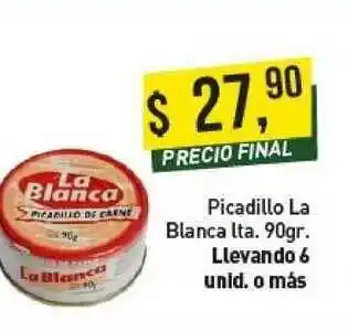 Supermercados Damesco Picadillo La Blanca Ita. 90gr. oferta