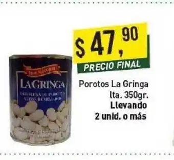 Supermercados Damesco Porotos La Gringa Ita. 350gr. oferta
