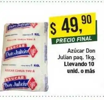 Supermercados Damesco Azucar Don Julian Paq. 1kg. oferta