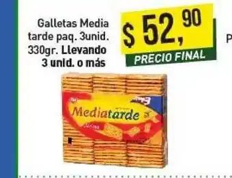 Supermercados Damesco Galletas Media Tarde Paq. 3unid. 330gr. oferta