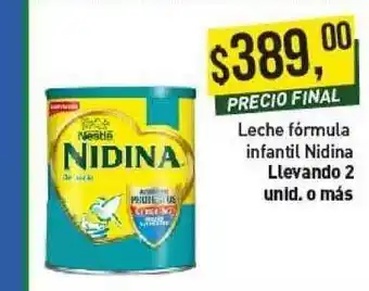 Supermercados Damesco Leche Formula Infantil Nidina oferta
